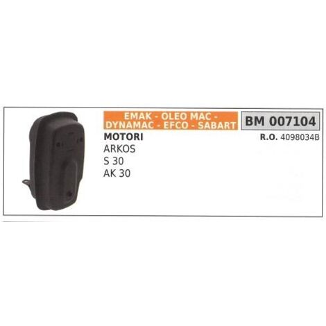 EMAK silencieux débroussailleuse S 30 AK 30 007104