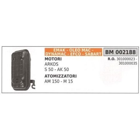 EMAK silencieux débroussailleuse S 50 AK 50 002188