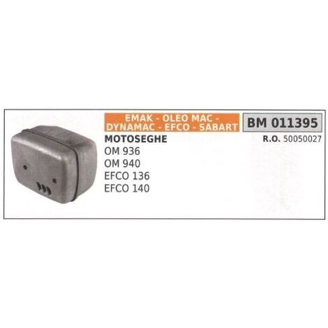 EMAK silencieux pour OM 936 940 tronçonneuse EFCO 136 140 011395