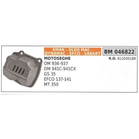 EMAK silencieux tronçonneuse OM 936 937 941C 941CX EFCO 137 141 046822