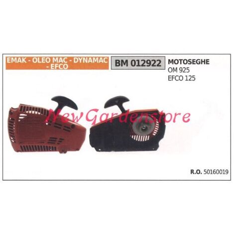 EMAK tronçonneuse OM 925 EFCO 125 démarreur moteur 012922