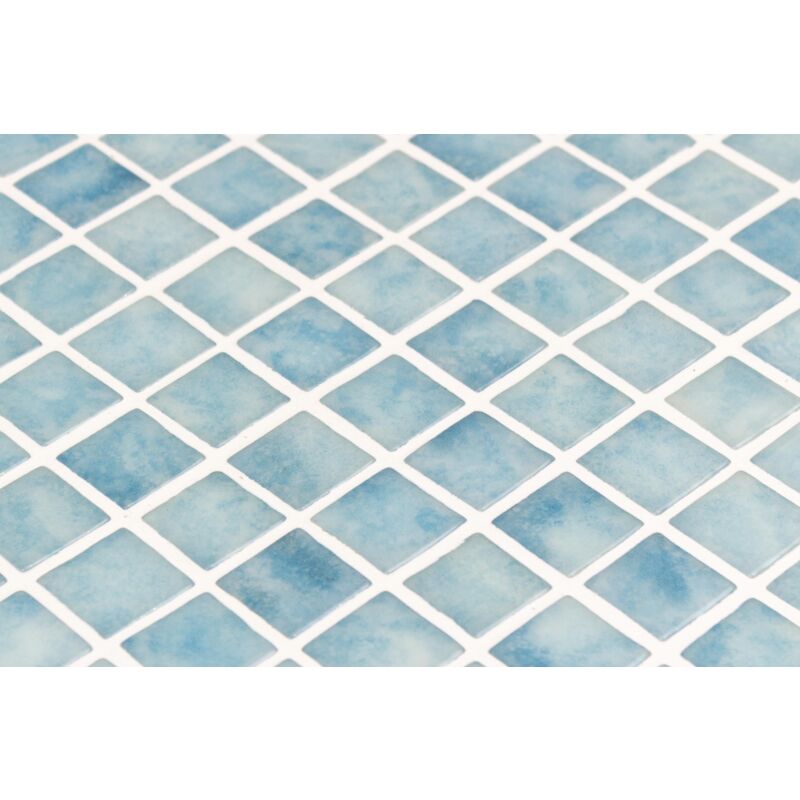 Stone By Stone - Emaux de verre - vanguard - Ios Blue - 5x5x0,5cm - Brillant - (0,98 m²)