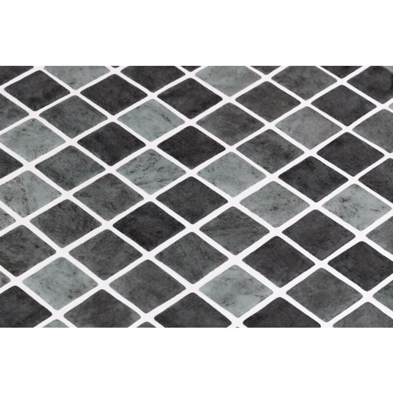 Stone By Stone - Emaux de verre - vanguard stones - Black Rock Matte - 5x5x0,5cm - Mat - (2,03 m²)