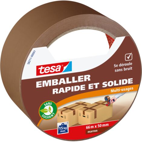 Emballer - Rapide et Solide Multi-Usage Marron 66mx50mm - TESA