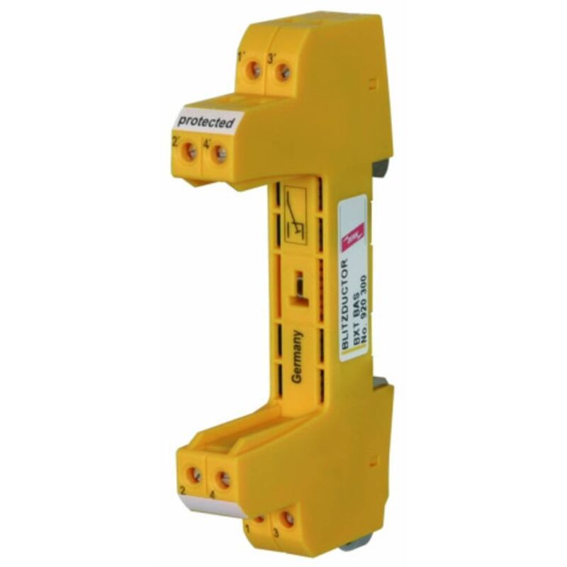 Dehn 920300 bxt bas Embase pour le logement d'un parasurtenseur Protection anti-surtension pour: armoire de distributio