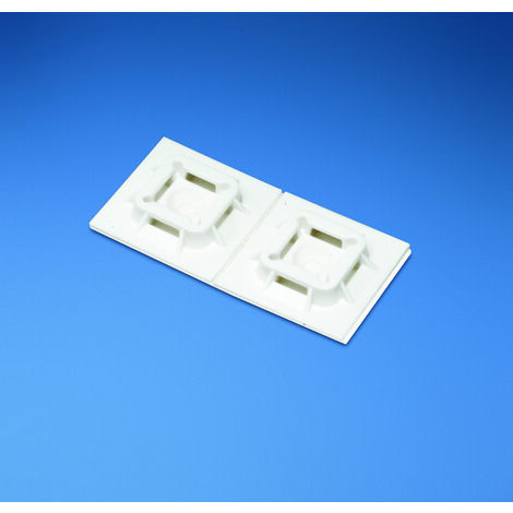 embase adhésive pour collier de serrage - 25.4 x 25.4 mm - boite de 100 - panduit