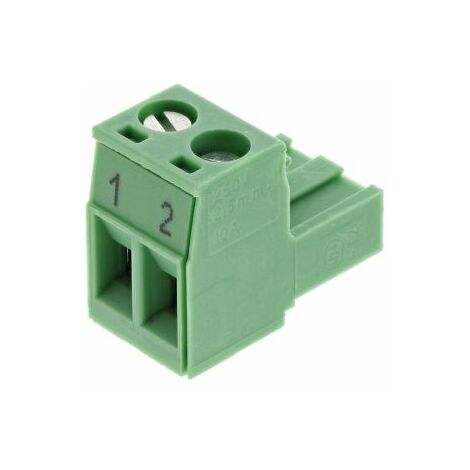 Embase CI Phoenix Contact 2 contacts pas de 5mm série MSTB 2.5/2-ST BD:1-2 ( Prix pour 1 )