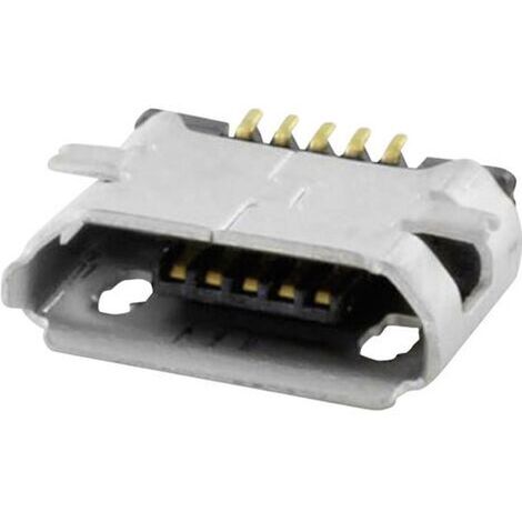 Embase CMS Micro USB-B econ connect MICUB5BBS embase femelle horizontale USB 2.0 1 port 1 pc(s) Y992401