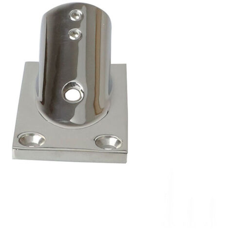 Embase d'accoudoir en acier inoxydable moulé 316, tube carré de 22/25 mm, angle de 30°, accessoires de quincaillerie pour yachts et bateaux, 30 mm