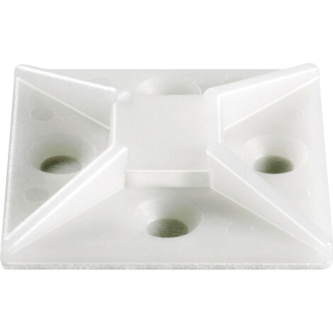 Embase de fixation Plage de Ø du faisceau: 12.70 mm (max) TRU COMPONENTS TC-HC25203 1593036 transpar