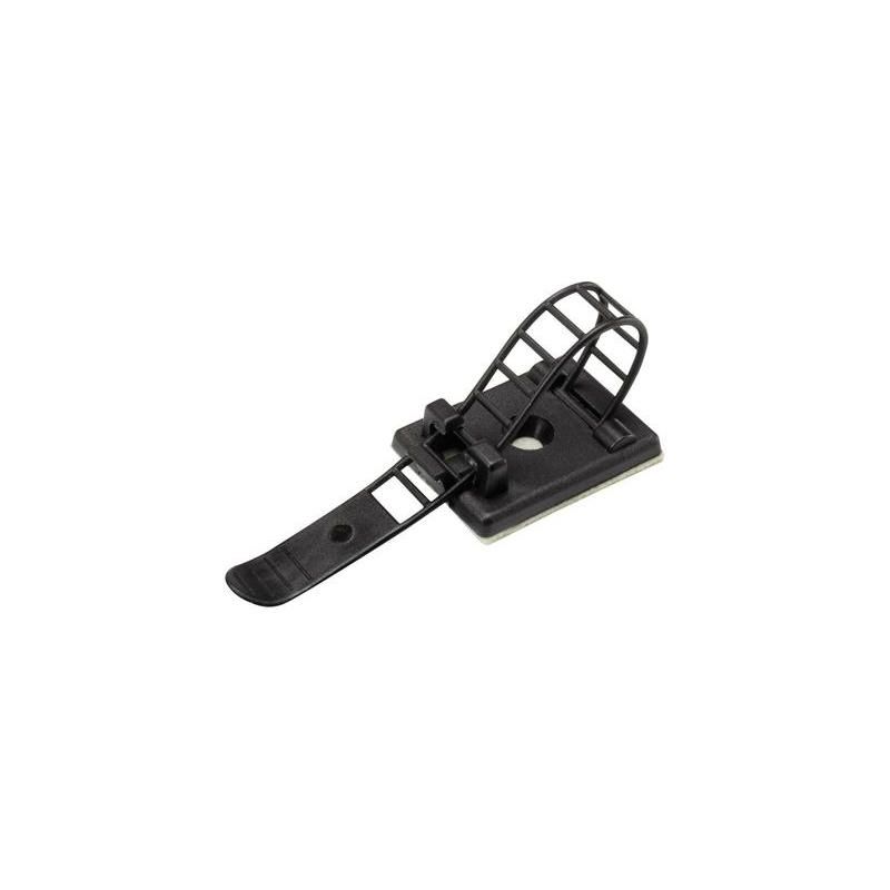 Embase de fixation Plage de ø du faisceau: 16 mm (max) Tru Components WCT-64 1206770 noir 25 pc(s)