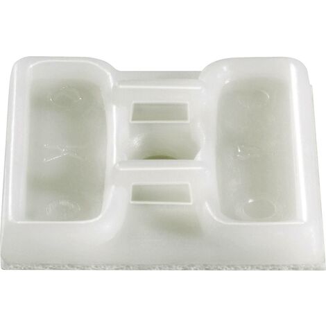 Embase de fixation Plage de Ø du faisceau: 4.40 mm (max) TRU COMPONENTS TC-HCR103203 1593047 noir 1 pc(s) S027141