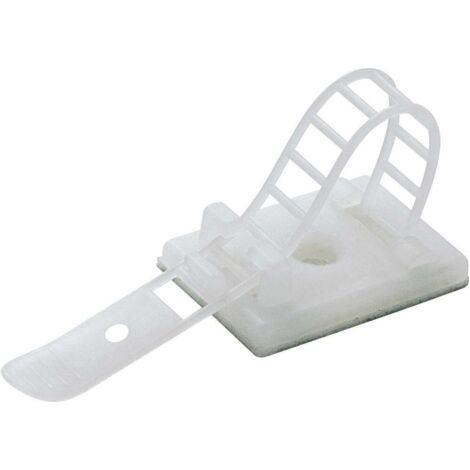 EMBASE DE FIXATION POUR PLAGE DE Ø: 22 MM (MAX) TRU COMPONENTS 541211 NATUREL 25 PC(S)