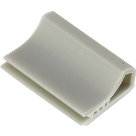 Embase de fixation TRU COMPONENTS TC-6645724 gris clair 100 pc(s) X891291