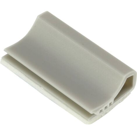 Embase de fixation TRU COMPONENTS TC-6645728 gris clair 100 pc(s) X891251