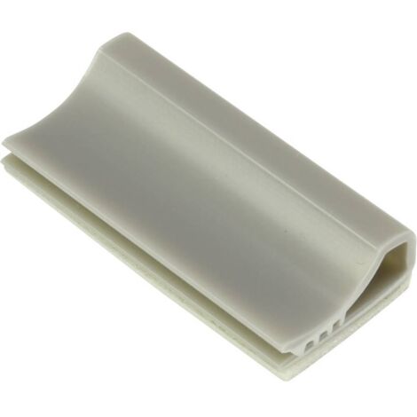 Embase de fixation TRU COMPONENTS TC-6645732 gris clair 100 pc(s) X891221