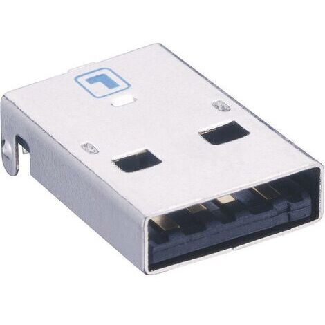 Embase mâle type A coudée USB 2.0 Lumberg 2410 08 D26634