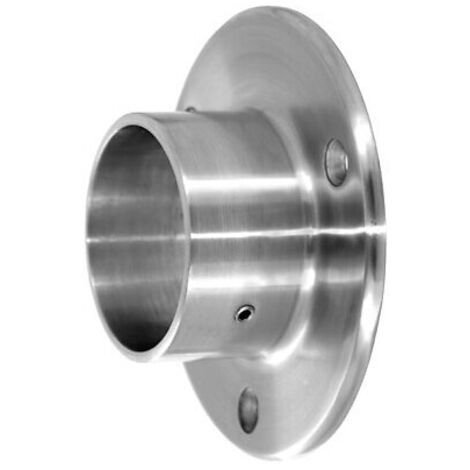 Embase murale pour main-courante Ø 42.4 mm - sur platine - Ø 95 mm - inox 304 - à l'unité - DESIGN PRODUCTION