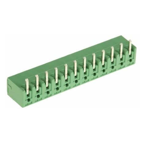 Embase pour CI Phoenix Contact, MC 1.5/12-G-3.81, 12 pôles , 3.81mm 1 rangée, 8.0A, Angle droit
