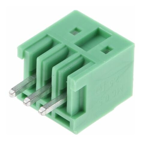 Embase pour CI Phoenix Contact, MCV 0.5/ 3-G-2.5, 3 pôles , 2.5mm 1 rangée, 4.0A, Droit