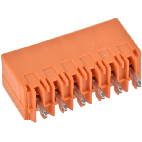 Embase pour CI Weidmüller, OMNIMATE SL, 6 pôles , 3.5mm 1 rangée, 17.0A, Droit