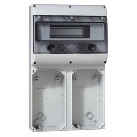 embase pour prise vérrouillée - rail din - 12 modules x 2 - legrand 057705