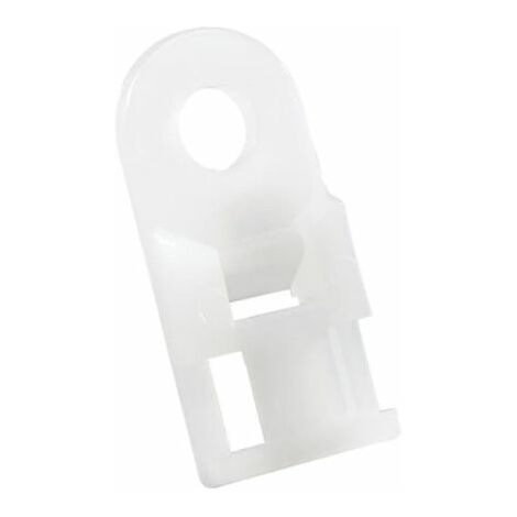Embase pour serre-câbles ABB 22.4mm x 10 mm, Ø fixation 4.3mm ( Prix pour Paquet de 1000 )