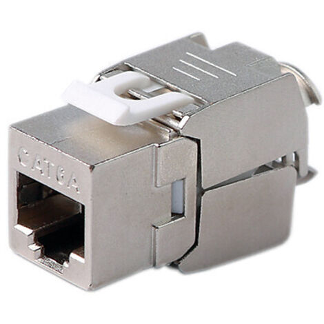 Embase RJ45 sans outil Cat.6A Grade 3TV blindé 360° - boîte de 8 - ID CABLES