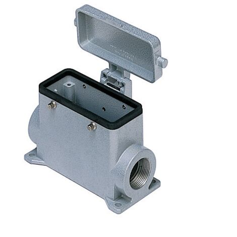 embase - saillie - 4 pivots + couvercle 1 pg21 - gabarit 77.27 -