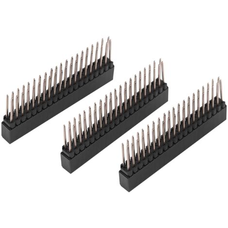 Embases à broches femelles, embases de connecteur d'embase, kit de câbles en ruban de fils de cavalier de planche à pain de borne à une rangée pour blocs de connexion de distribution Arduino Proto Shi