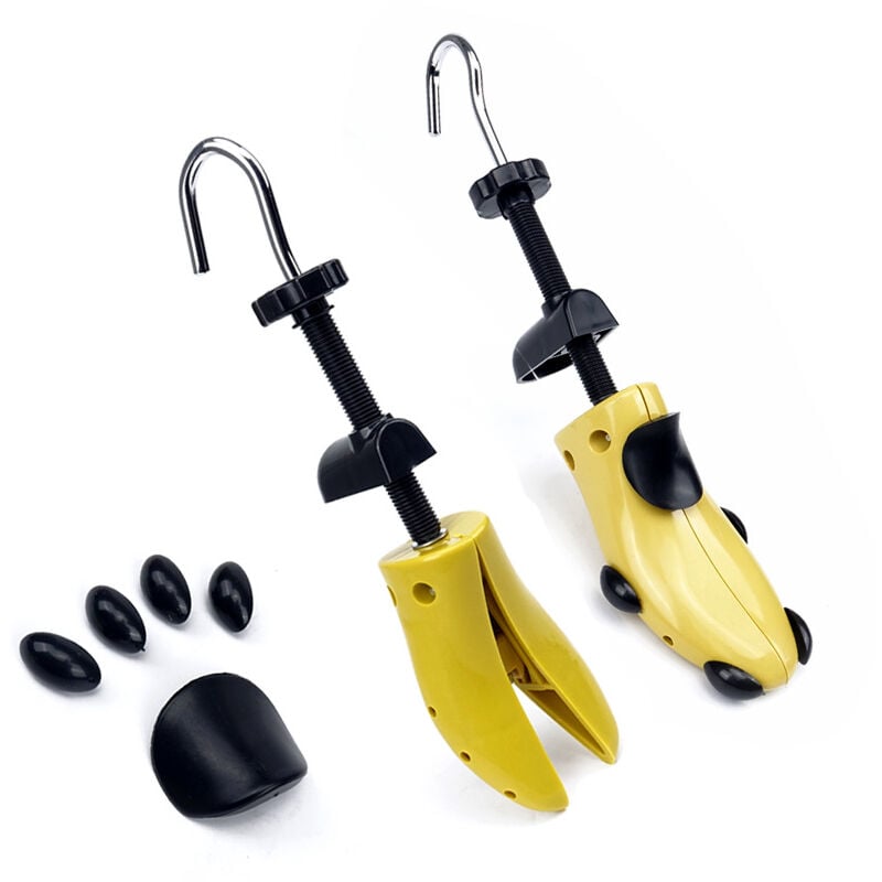 Embauchoir Plastique, Longueur Réglable Professionnelle Embauchoirs, Facile à Utiliser Durable Chaussure Civière pour Homme Femmes Enfants 2 pièces