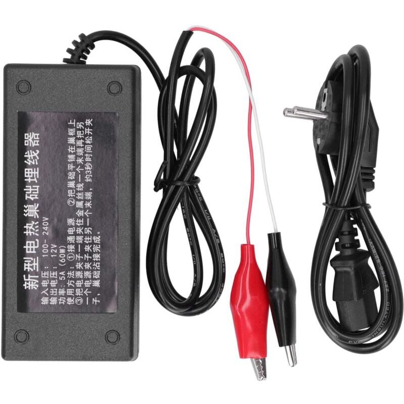 Embedder Apicole électrique, Dispositif de Chauffage D'enrobage 12 V 5 A, Kit D'installation de Ruche de Cire D'apiculture