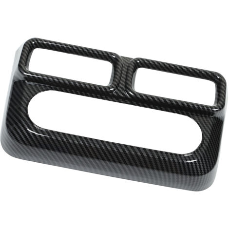 Embellecedor de aire acondicionado de fibra de carbono ABS para Ford Maverick 2022+