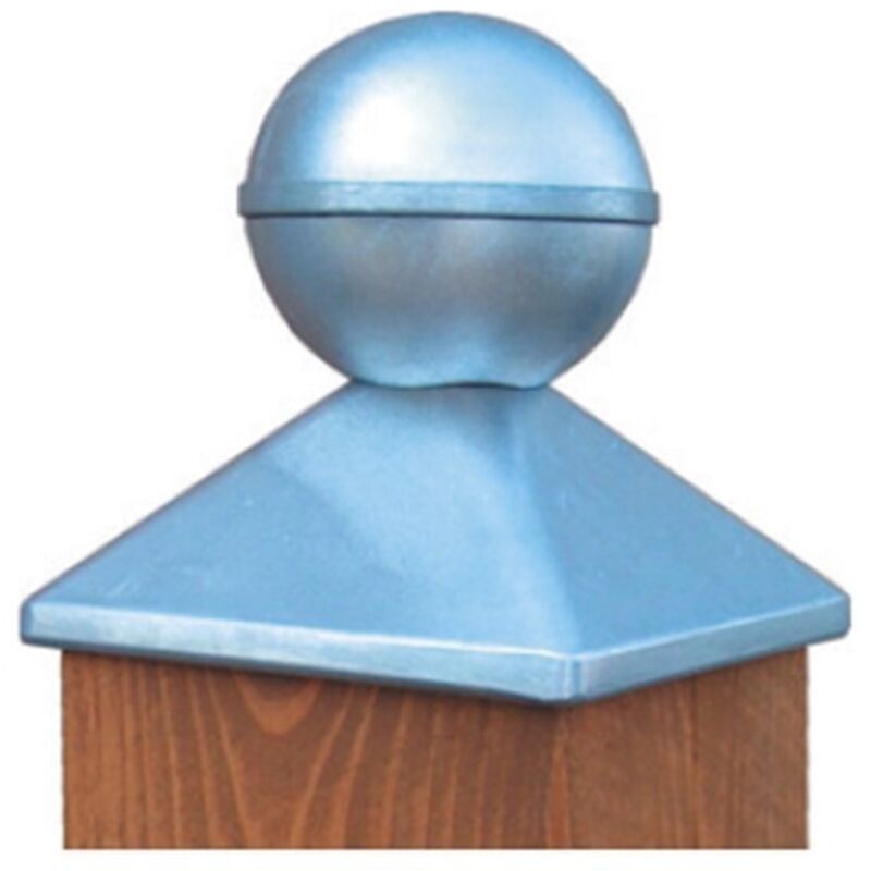 

Embellecedor de aluminio - Bola - 9x9 cm. (Negro)