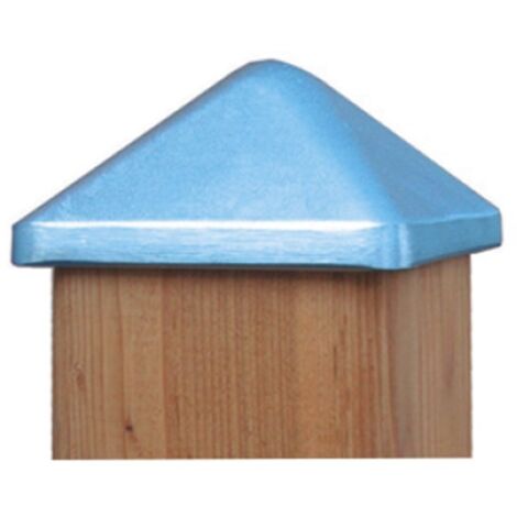Embellecedor de aluminio - Piramide  7x7 cm. (Negro) -