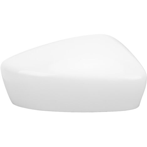[Embellecedor de espejo retrovisor] para Mazda 3 Axela 2014-2016, ABS blanco sin pintar, alta resistencia, lado derecho