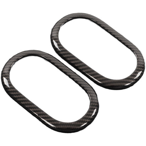 Embellecedor de manija de puerta interior estilo fibra de carbono para Smart Fortwo C453 A453 W453 Facelift 2015-2020 - 2 piezas