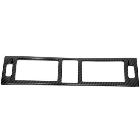 Embellecedor de marco de ventilación de control central de fibra de carbono Eosnow, compatible con Mercedes Benz Clase C W204 2007-2010