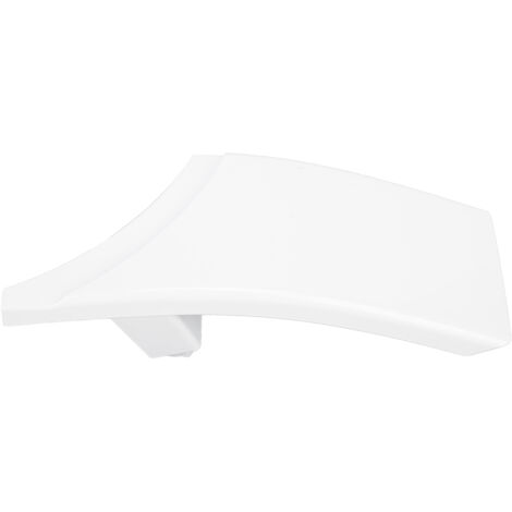 Embellecedor de parachoques delantero de ABS blanco para Toyota FJ Cruiser (2007-2014) - Lado izquierdo con instalación directa