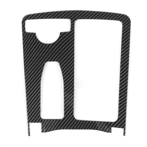 Embellecedor de portavasos de consola central 2046800307, repuesto resistente a rayones para Benz Clase C W204 2007-2014, estilo fibra de carbono
