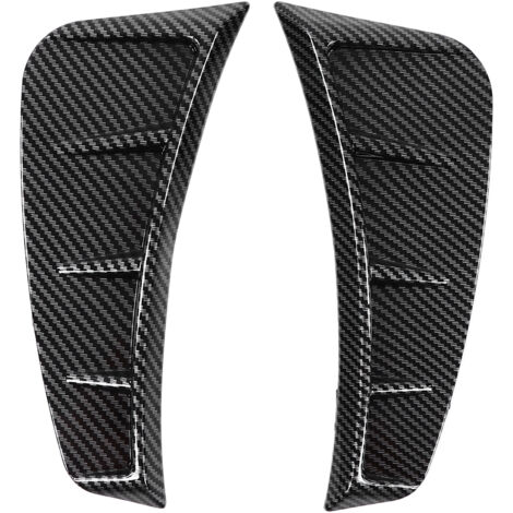 [Embellecedor de ventilación lateral del parachoques] - [2 piezas] - Embellecedor de ventilación lateral de ABS con efecto carbono - Diseño deportivo