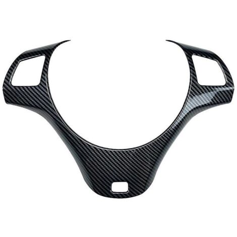 Embellecedor de volante de fibra de carbono para BMW Serie 3 E90 E92 E93 (con volante a la izquierda)