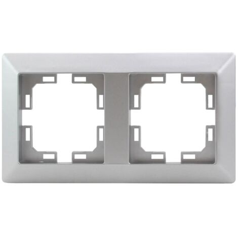 Embellecedor doble Gamma Plata mate