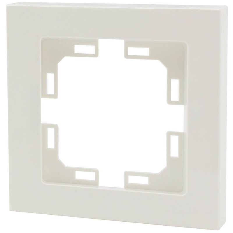 

Embellecedor empotrar recto para 1modulo/hueco Blanco