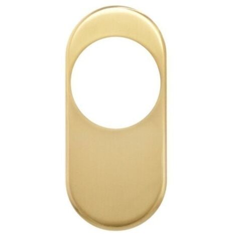Embellecedor Escudo Seguridad 1850Emb-2 Oro Puerta Exterior Mcm