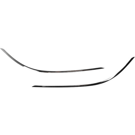Embellecedor inferior cromado del parachoques delantero [2 piezas] para W204 Facelift Standard 2011-2014 ABS galvanizado