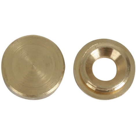 Embellecedor laton niquel liso 14mm. marca EHL