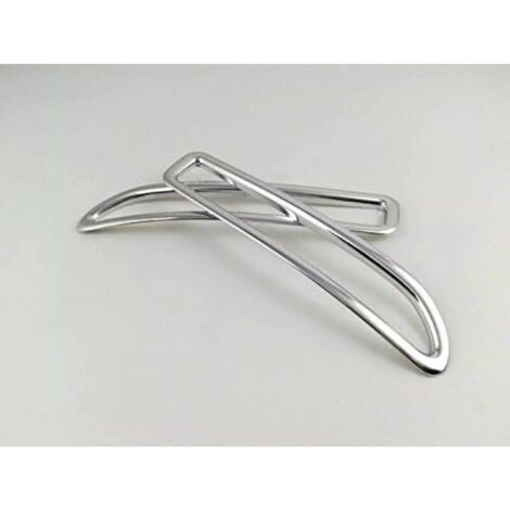 Embellecedor trasero decorativo de ABS cromado para faros antiniebla – compatible con Koleos (2017–2022), juego de 2