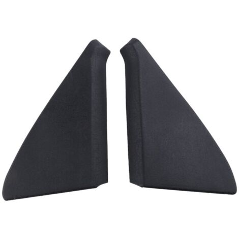 Embellecedores de espejo retrovisor de puerta de ABS negro (1 par) para Golf GLI MK2 191837993 191837994