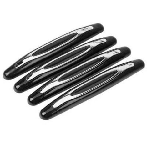 Embellecedores de protección para parachoques de coche de 4 piezas, tiras anticolisión para protección de parachoques de puertas delanteras y traseras.